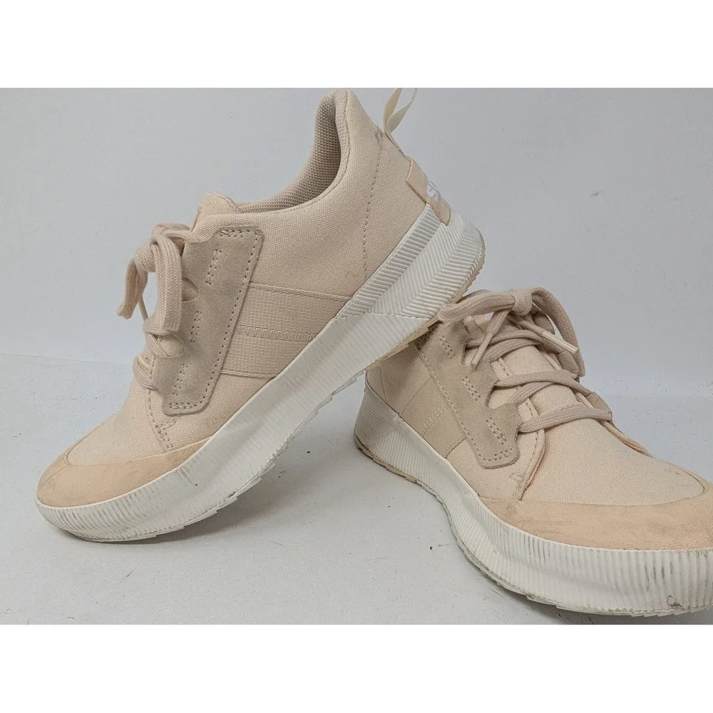 Sorel Shoes Womens Size 8 Beige Waterproof Natural Rubber Out N About NL4970